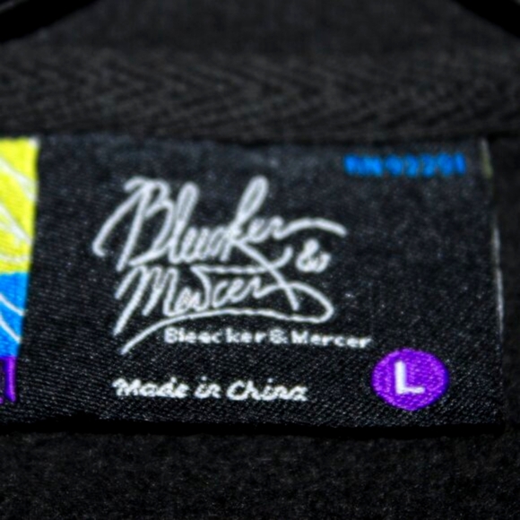 Bleecker & Mercer "Privileged" Graphic Sweatshirt - Black - Size L - Picture 4 of 5